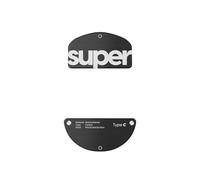 Superglide - Pattini per mouse in vetro, scorrimento controllabile e costante, bordo rotondo lucido, piedini super bilanciati per mouse da gioco con suola resistente per Pulsar Susanto-X Pro Series