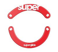 Superglide2 Piedini per mouse a velocità controllabile, superficie strutturata, suola liscia e durevole per Logitech G703 G603 G403, rosso