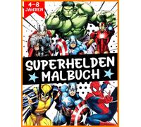 Superhelden Malbuch: Für Kinder und Jugendliche