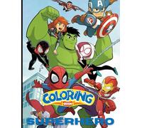 SUPERHERO COLORING BOOK