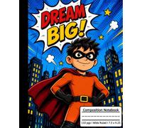 Superhero Composition Book for young boys: Comic Style I Imagination I Wide Ruled I 110 Pgs I Primary Notebook