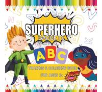 Superhero Gadgets Tracing and Coloring Book: For Kids Ages 3+
