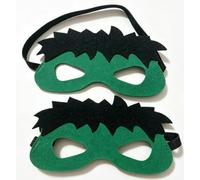 Superhero Hulk - Maschere per occhi in feltro per bambini, con cinghia | Ragazzi e ragazze, bomboniere per feste di compleanno, Halloween e Natale, giochi di ruolo e vestire, feste a tema