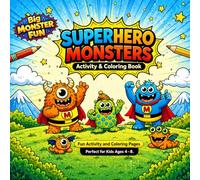 SuperHero Monsters Activity & Coloring Book