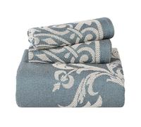 Superior Copriletto, Cotone, Ada Blu Ceruleo, Regina