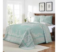 Superior Copriletto, Cotone, Ada Turchese, King
