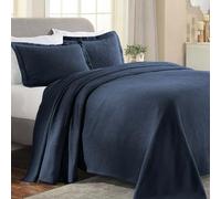 Superior Copriletto, Cotone, Blu Navy, Completo