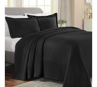 Superior Copriletto in cotone, nero, king size