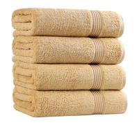 Superior Cotone Egiziano Set Asciugamani da Bagno P Moderno Gold