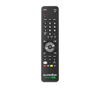 Superior Electronics Freedom 1in1 USB-C, Telecomando Universale Programmabile per Un Dispositivo, Compatibile con TV, Televisori Smart, Decoder, DVD, Proiettori, Soundbar, VCR - Nero, SUPTUB001
