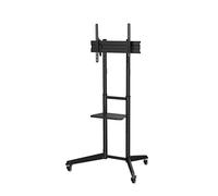 Superior Electronics Wheeled TV Floor Stand - Supporto TV da Pavimento con Ruote per Schermi da 37''-70'' - VESA 100x100-600x400 - Inclinabile +5°/-12° - Portata 50kg - Gestione Cavi - SUPSTV022