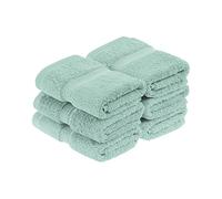 Superior Madison TS Set di 6 Asciugamani per Il Viso in Cotone Egiziano, 900 g, Mare, Schiuma Marina