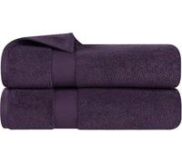 Superior Parent Collection-Set di 6 Asciugamani in Cotone 100% Zero Twist, Super Morbidi e assorbenti, Semi D'uva, Bath Towel Set