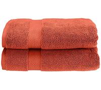 Superior Parent Collection-Set di 6 Asciugamani in Cotone 100% Zero Twist, Super Morbidi e assorbenti, Colore: Mattone, Bath Towel Set