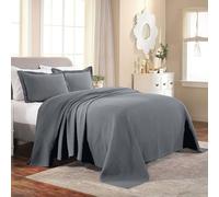 Superior Set copriletto in Cotone Fleur De Lis, Coperte Calde, Biancheria da Letto per Tutte Le Stagioni, Decorazione per la Camera da Letto, copriletto Decorativo Boho Medaglione, Include 1