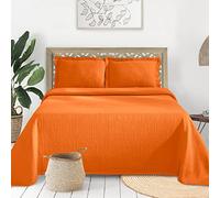 Superior Set copriletto in Cotone Fleur De Lis, Coperte Calde, Biancheria da Letto per Tutte Le Stagioni, Decorazione per la Camera da Letto, copriletto Decorativo Boho Medaglione, Include 1