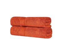 Superior - Set di 2 teli da bagno in 100% cotone pettinato, 700 g/m², per bagno, doccia, cucina, super morbidi, altamente assorbenti, colori assortiti, colore: sabbia