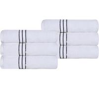 Superior Set di 6 asciugamani in cotone turco ultra felpato, piccoli asciugamani per casa, appartamento, Airbnb, cucina, bagno, essenziali, assorbenti, ad asciugatura rapida, accessori da bagno, Soft