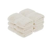 Superior Set di 6 Asciugamani per Il Viso in Cotone Egiziano, 900 g, Color Crema, 6 unità