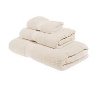 Superior - Set di Asciugamani, Cotone Egiziano, Crema, 900 g, 3 Pezzi