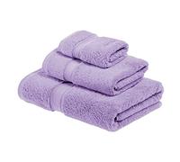 Superior - Set di Asciugamani, Cotone Egiziano, Viola, 900 g, 3 Pezzi