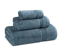 Superior - Set di Asciugamani, Cotone Egiziano, Zaffiro, 3 Pezzi