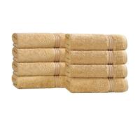 Superior - Set di Asciugamani, in Cotone Egiziano, 8 Pezzi Moderno Gold