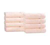 Superior - Set di Asciugamani, in Cotone Egiziano, 8 Pezzi Moderno Peach