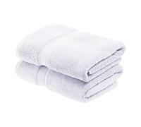 Superior - Set di Asciugamani in Cotone Egiziano 900 Grammi, 2 Pezzi, Bianco