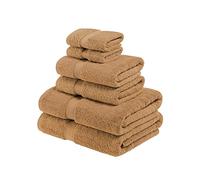 Superior - Set di Asciugamani in Cotone Egiziano 900 Grammi, 6 Pezzi, ruggine