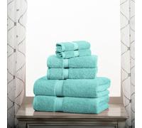 Superior Set di asciugamani in cotone egiziano da 800 g/m², include 2 asciugamani da bagno, 2 asciugamani per le mani, 2 asciugamani per il viso, essenziali per il bagno di lusso, ultra spessi, spa,