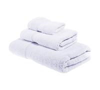 Superior Set di asciugamani in cotone egiziano massiccio, asciugamano 50,8 x 76,2 cm, asciugamano da bagno 76,2 x 139,7 cm, panno 33 x 33 cm, bianco, 3 pezzi