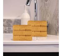 Superior Set di asciugamani in cotone, Zero Twist, bordo a nido d'ape, piccoli asciugamani, morbidi e assorbenti in peluche, essenziali per la casa, spa, salone, hotel, cucina, lusso ad asciugatura