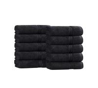 Superior Set di Asciugamani NS, Cotone, Nero, Face Towel