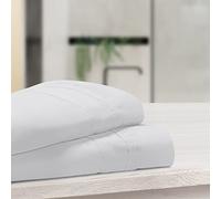 Superior Set di federe in cotone egiziano a 1000 fili, per tutti i cuscini e le traverse, morbide federe per letto, basi, grandi custodie, set da 2 pezzi, dimensioni standard, platino