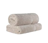 Superior Set di lenzuola da bagno in cotone egiziano, 2 pezzi, telo da bagno 86,4 x 172,7 cm, 800 g/m², 2 pezzi, colore: pietra