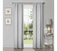 Superior Tende oscuranti, camera da letto, accenti per finestre del soggiorno, blocco solare, termiche, classiche moderne, collezione solida, set di 2 pannelli, tasca per asta, 66 x 213 cm,