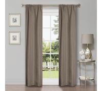 Superior Tende oscuranti per la stanza con accenti di finestra, termoisolanti, design classico ispirato al lino, con tasche per asta, set di 2 pannelli, 26 x 84 L, coriandolo