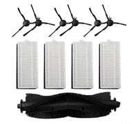 Superiore rimozione della polvere con eccezionale spazzola a rullo spazzola laterale filtro kit per Cecotec, Conga 7490 Eternal, per Genesis