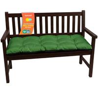 SuperKissen24. Cuscino Lungo per Panchina da Giardino 100x50 cm Resistente e Comodo per Panca da Esterno ed Interno - Verde