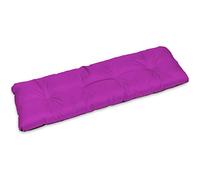 SuperKissen24. Cuscino Lungo per Panchina da Giardino 120x38 cm Resistente e Comodo per Panca da Esterno ed Interno - Fucsia