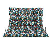 SuperKissen24. Cuscino Lungo per Panchina da Giardino 120x50 cm con Schienale 120x60 cm Resistente e Comodo per Panca da Esterno ed Interno - Folk