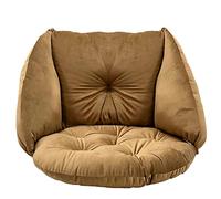 SuperKissen24. Cuscino per Sedie sospese, Sedia a Dondolo Sospesa - Guanciale per Poltrona Sospesa - Cuscino Morbido - Cuscino Rotondo - Cuscini per Dondolo Appeso - Beige