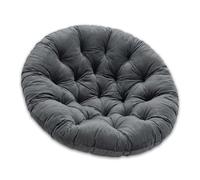 SuperKissen24. Cuscino per Sedie sospese, Sedia a Dondolo Sospesa - Guanciale per Poltrona Sospesa - Cuscino Morbido - Cuscino Rotondo - Cuscini per Dondolo Appeso - Antracite