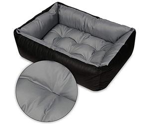 SuperKissen24. Lettini per Cani - Letto per Cano - Taglia Piccolo, Media e Grande - M - Grigio