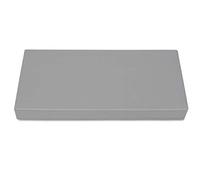 SuperKissen24. Materasso Cuscino per Bancale Divano Pallet 80x40 cm Seduta Impermeabile e Comodo per Divanetti da Esterno - Grigio