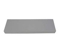 SuperKissen24. Materasso Cuscino per Bancale Divano Pallet Schienale 120x40 cm Seduta Impermeabile e Comodo per Divanetti da Esterno - Grigio