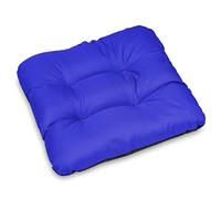SuperKissen24. Set di 4 Cuscini per Sedie - Cuscino 45x45 cm da Esterno ed Interno Comoda Seduta Impermeabile per Mobili e Arredamento da Giardino, per Pavimento - Fiordaliso