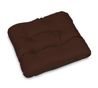 SuperKissen24. Set di 6 Cuscini per Sedie - Cuscino 45x45 cm da Esterno ed Interno Comoda Seduta Impermeabile per Mobili e Arredamento da Giardino, per Pavimento - Marrone