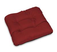 SuperKissen24. Set di 8 Cuscini per Sedie - Cuscino 45x45 cm da Esterno ed Interno Comoda Seduta Impermeabile per Mobili e Arredamento da Giardino, per Pavimento - Rosso Scuro